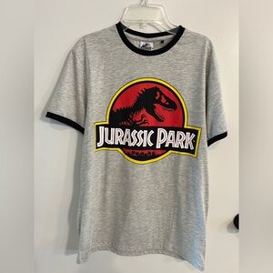 Men’s size medium Jurassic Park Tagged Ringer Tee